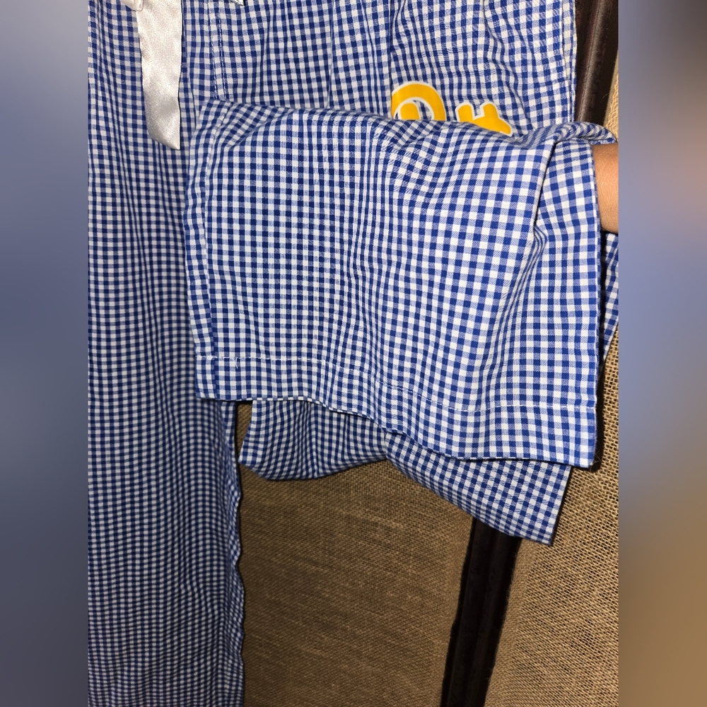 NWOT Women's Concepts Sport Pitt Pittsburg Panthers Blue Gingham Lounge Pants M - Picture 2 of 13